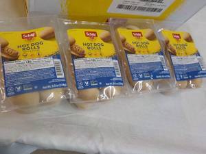 4 ct 8 oz pkgs Schar Hot Dog Buns ...