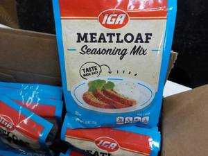 12 ct 1.12 oz pkgs IGA Meatloaf Sea...