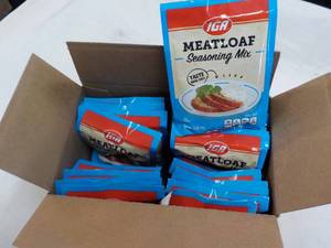 12 ct 1.12 oz pkgs IGA Meatloaf Sea...