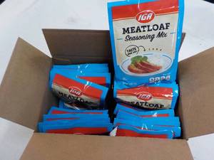 12 ct 1.12 oz pkgs IGA Meatloaf Sea...