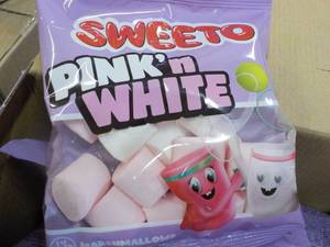 12 ct Sweeto Pinkn White Marshnall...