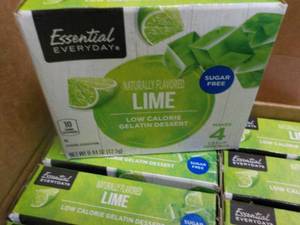 18 ct Lime Gelatin Desert Mixes...
