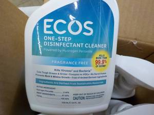 6 ct 24 oz Spray Bottle ECOS Disinf...