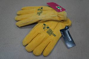 lot 17 image: Yellow Deer Split Gloves -Medium