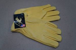 lot 18 image: Deer Skin Work Gloves -Large