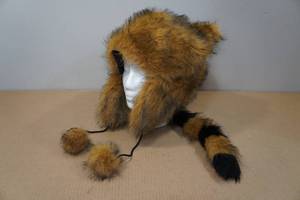 lot 43 image: Adult Faux Raccoon Hat