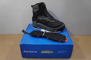 lot 108 image: Korkers Mens Darkhorse Wading Boots -Size 11