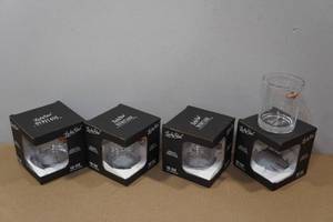lot 110 image: 4 Lucky Shot Whiskey Glasses with Embedded Bullets