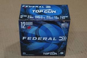 lot 164 image: 25 Federal Top Gun 12 Gauge 2-34 7.5 Shot Shotshells