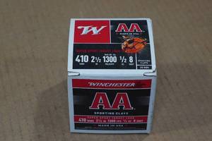 lot 172 image: 25 Winchester AA .410 Bore 2-12 8 Shot Shotshells