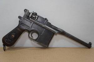 lot 1 image: Mauser C96 Red Nine WWI Adjustable Sight 9mm Pistol - Numbers Matching