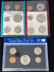 lot 16 image: 1972-S Proof and P&D Mint Sets