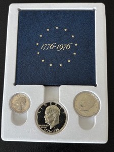 lot 28 image: 1976-S Bicentennial Silver Proof Set