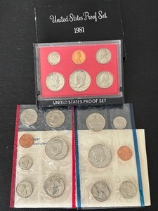 lot 37 image: 1981-S Proof and P&D Mint Sets
