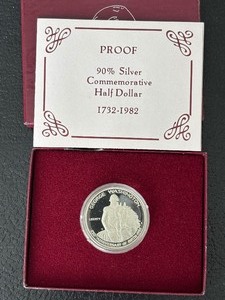 lot 45 image: 1982-S Washington Silver Half Dollar Proof