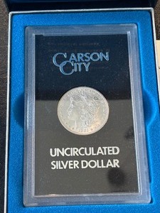 1885-CC Morgan Dollar Uncirculated GSA Key Date Only 228,000 Minted
