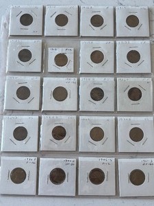 lot 6 image: Lincoln Wheat Cents