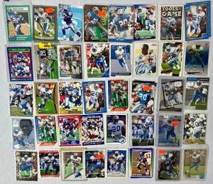 lot 28 image: Barry Sanders Sports Trading Cards