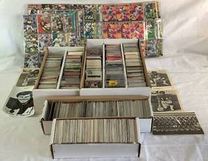 lot 37 image: Massive Collection of Football Sports Trading Cards