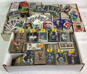 lot 47 image: Massive Collection of Football Sports Trading Cards