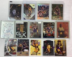 lot 5 image: Collection of Kobe Bryant Trading Cards