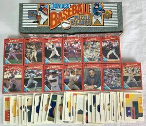 lot 26 image: Box of Unopened Donruss Baseball Sports Trading Cards and Puzzle