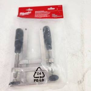 Milwaukee 48-08-0573 Track Saw Guide Rail Clamps With Rubber Overmold Slight Package Damage