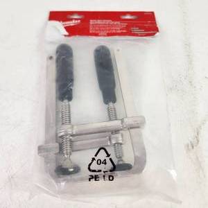 Milwaukee 48-08-0573 Track Saw Guide Rail Clamps With Rubber Overmold Slight Package Damage