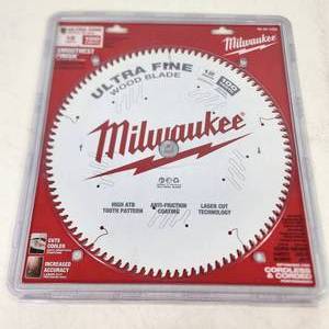 New Milwaukee Ultra Fine Wood Blade 12 100 Tooth Smoothest Finish 48-40-1228