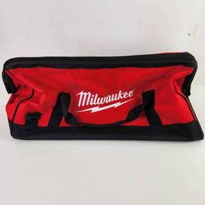 Medium Size Milwaukee Canvas Tool Bag 23 Some Stains On The Bag Great Condition RedBlack