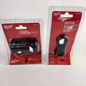 Lot Of Two New Milwaukee Items 14 Right Angle Die Grinder Protective Boot And 14 & 38 High Speed Ratchet Protective Boot