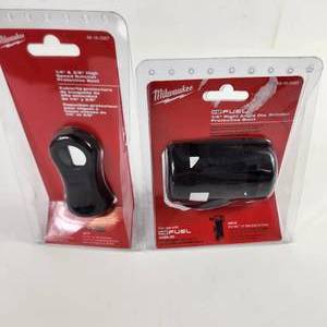 Lot Of Two New Milwaukee Items 14 Right Angle Die Grinder Protective Boot And 14 & 38 High Speed Ratchet Protective Boot