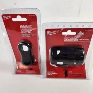 Lot Of Two New Milwaukee Items 14 Right Angle Die Grinder Protective Boot And 14 & 38 High Speed Ratchet Protective Boot