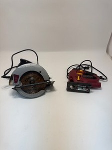 lot 4 image: Orbital Jigsaw and 7-14 Circular Saw