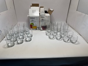 lot 5 image: Lot of (2) Glassware sets