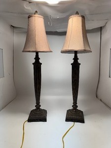 lot 39 image: Pair of Lamps