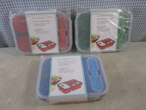 (CS) 3 Silicone Collapsible Lunch B...