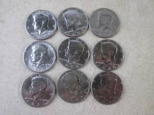 (FS) 9 US Half Dollar Coins Range 1...