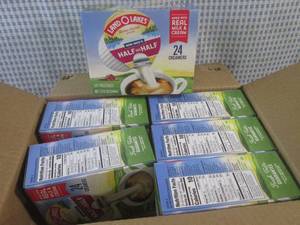 (C-1) 6 Boxes of 24 Half and Half C...