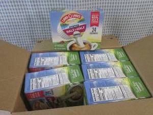 (C-1) 6 Boxes of 24 Half and Half C...