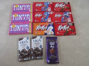 (B-1) 12 Assorted Bigger Candy Bars...