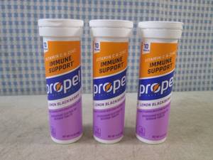 (B-1) 3 Tubes of Propel Lemon Black...