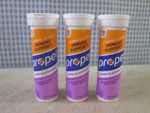 (B-1) 3 Tubes of Propel Lemon Black...