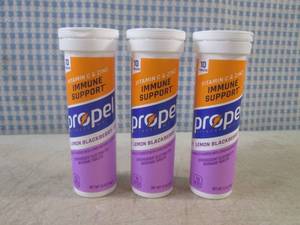 (B-1) 3 Tubes of Propel Lemon Black...