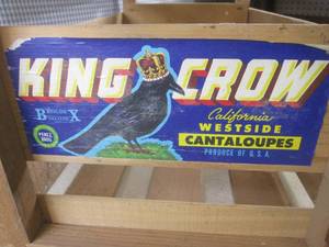 (EW4) Vintage Wood Crate 25 x 14 ...