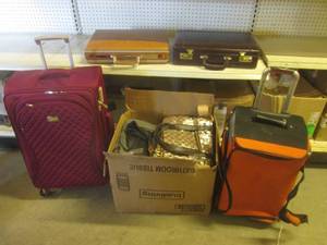 (EW6) 2 Travel Bags. 2 Briefcases a...