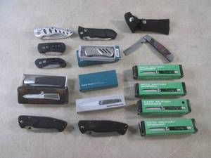 (EC1) Assortment of Folding Knives...