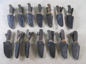 (CS) 14 As-Is Fixed Blade Knives wi...