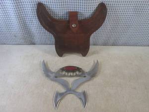 (CNTR) Multi Blade Knife with Leath...