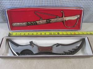 (EW3) 2 As-Is Knives with Sheaths -...